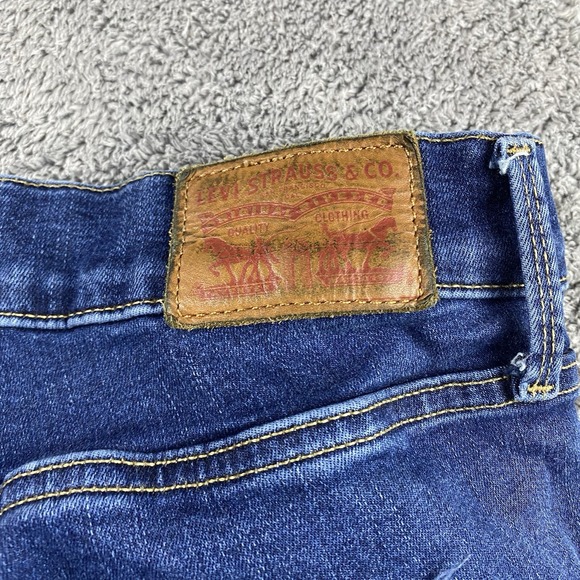 Levis 310 Shaping Super Skinny Stretch Jeans Womens 31 Blue Medium Wash Mid Rise - Picture 14 of 14